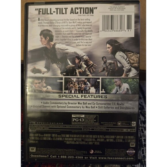 The Maze Runner - DVD - Picture 2 of 2